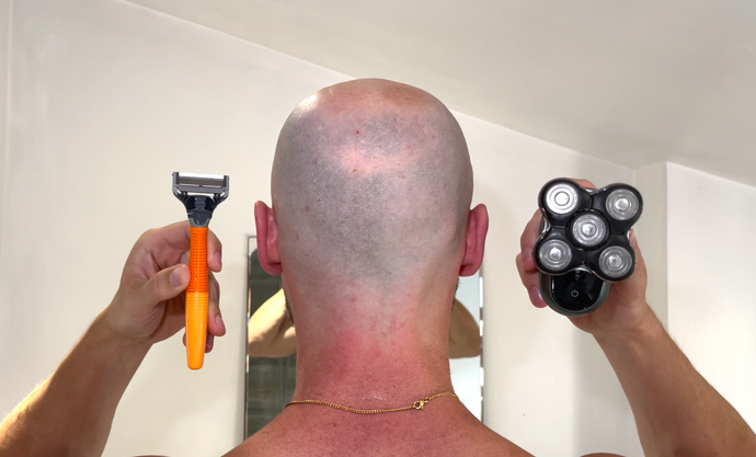 The best way to shave your head Bald *The Closest Shave*