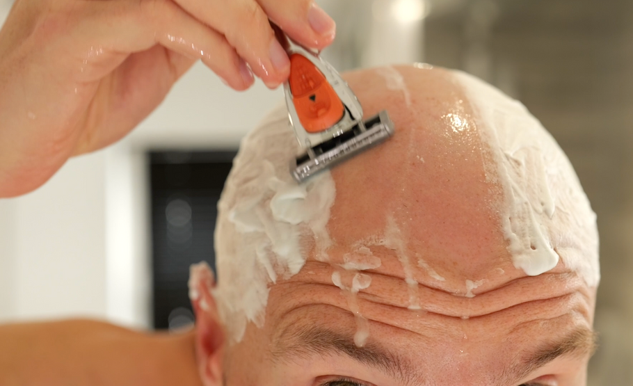 How To Shave Your Head Bald With A Razor For The First Time