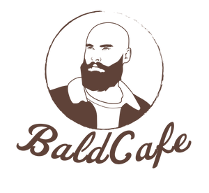 Bald Cafe Portrait logo